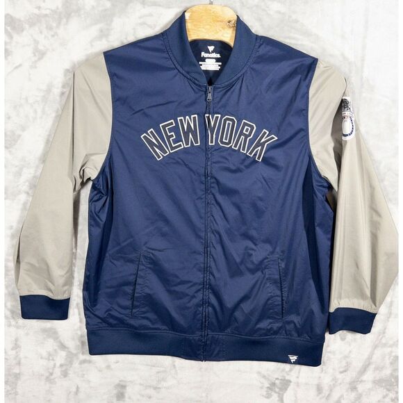 MLB New York Yankees Full Zip All Weather Jacket‎ Mens XL - Picture 1 of 6